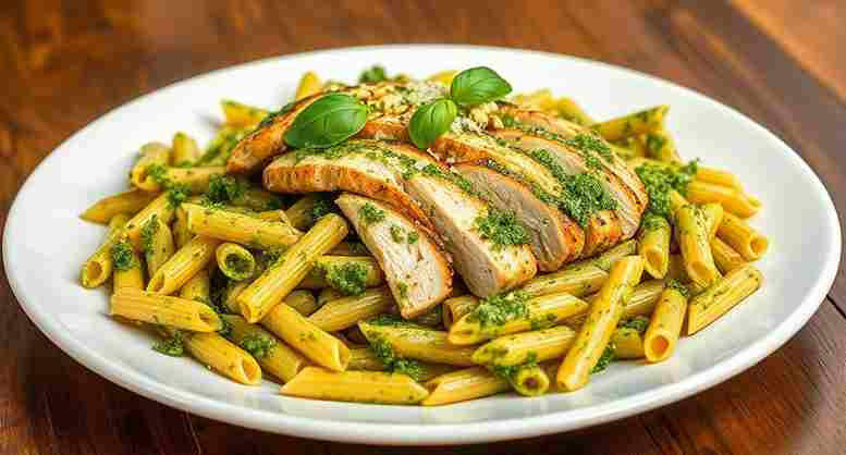 pesto chicken pasta