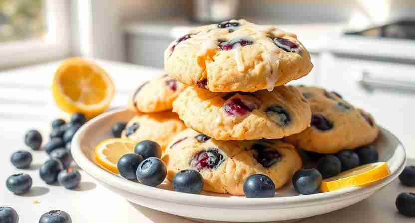 Lemon Blueberry Cookies Recipe