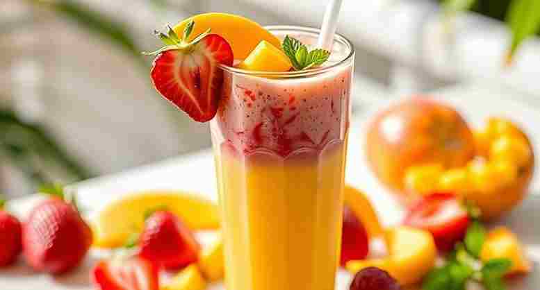 Strawberry Mango Smoothie Recipe