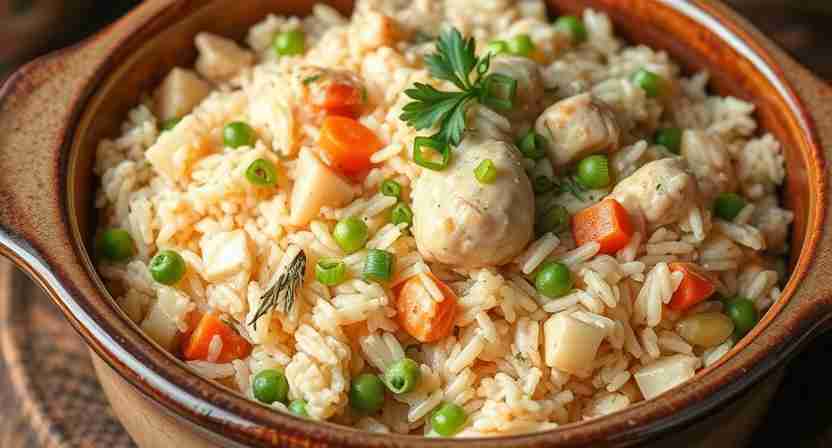 Crockpot Chicken and Rice Recipe