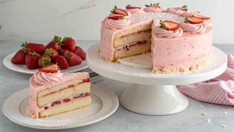 Strawberry Cake Recipe