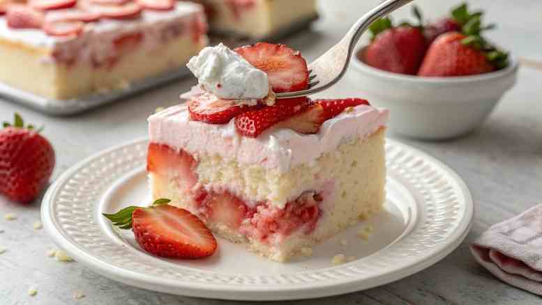 Strawberry Tres Leches Cake Recipe