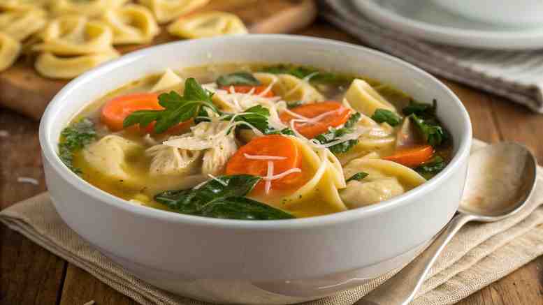 Chicken Tortellini Soup Recipe