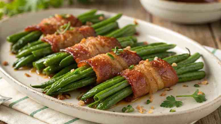 Green Bean Bundles with Bacon Recipe