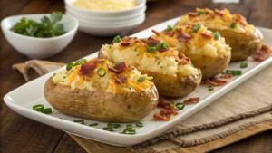 Twice-Baked Potatoes Recipe