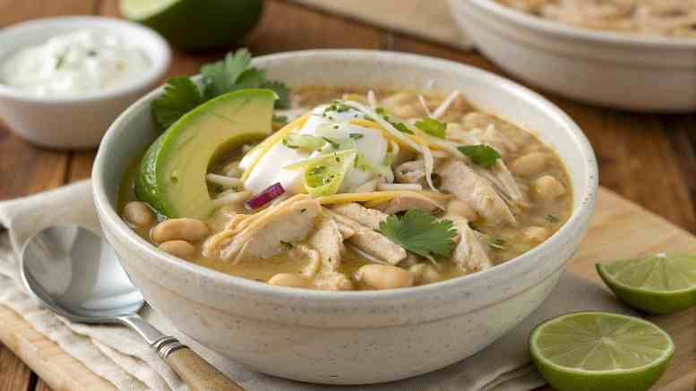 Slow Cooker White Chicken Chili Recipe