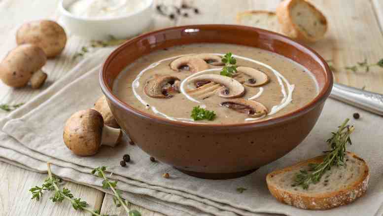 Creamy Mushroom Soup Recipe