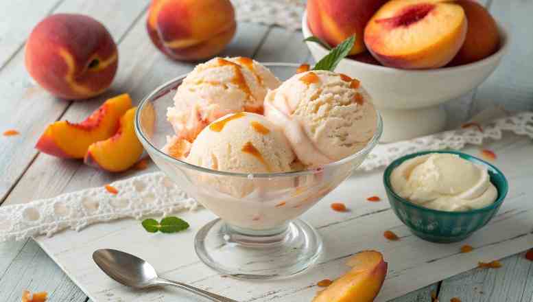 Peach Ice Cream Recipe