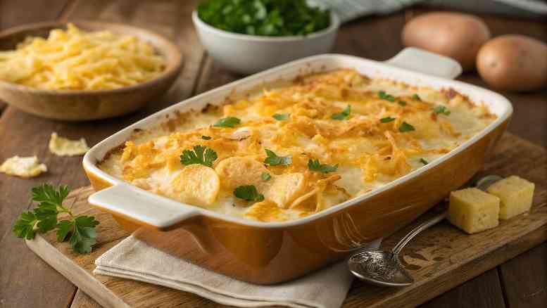 Easy Cheesy Potatoes Recipe