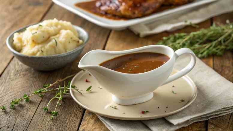 Homemade Brown Gravy Recipe