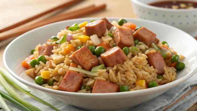 Spam fried rice