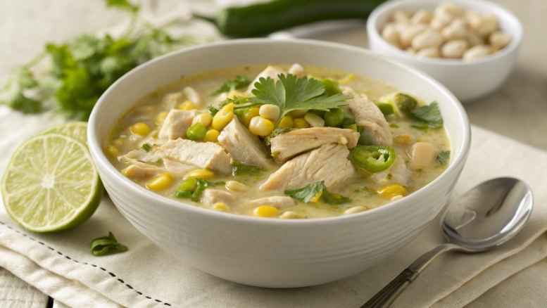 Healthy White Chicken Chili