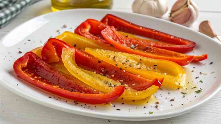 oven-roasted bell peppers