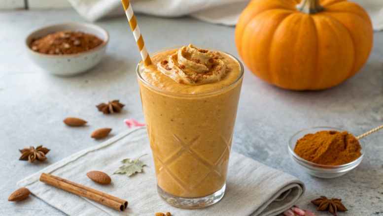healthy pumpkin smoothie