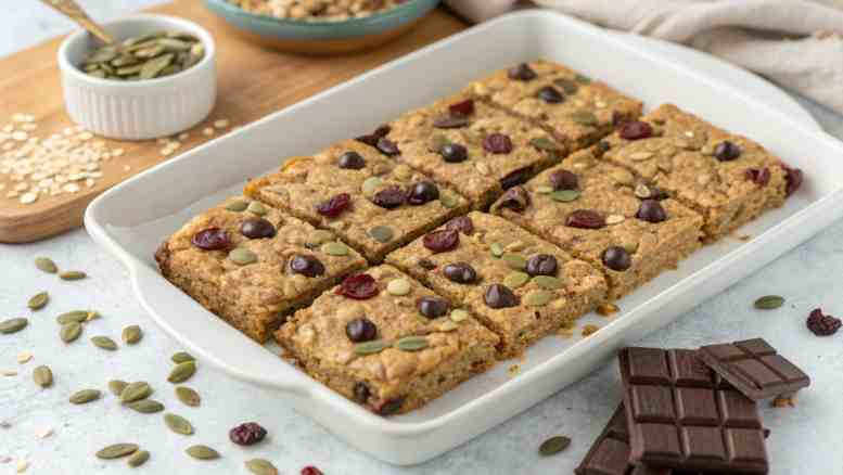 Healthy Oatmeal Bars recipe