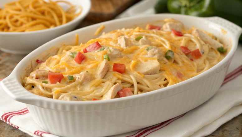 Chicken Spaghetti Casserole Recipe
