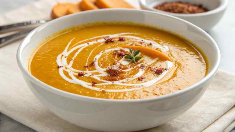 creamy pumpkin soup