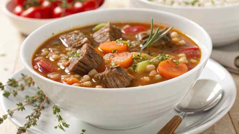 Beef Barley Soup Recipe