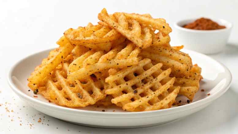 homemade waffle fries