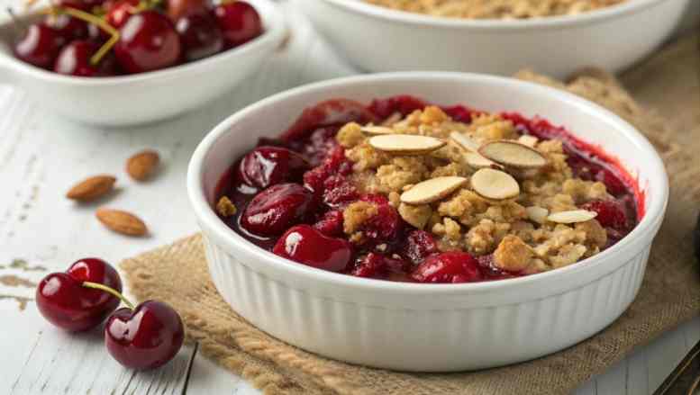 Easy Cherry Crisp
